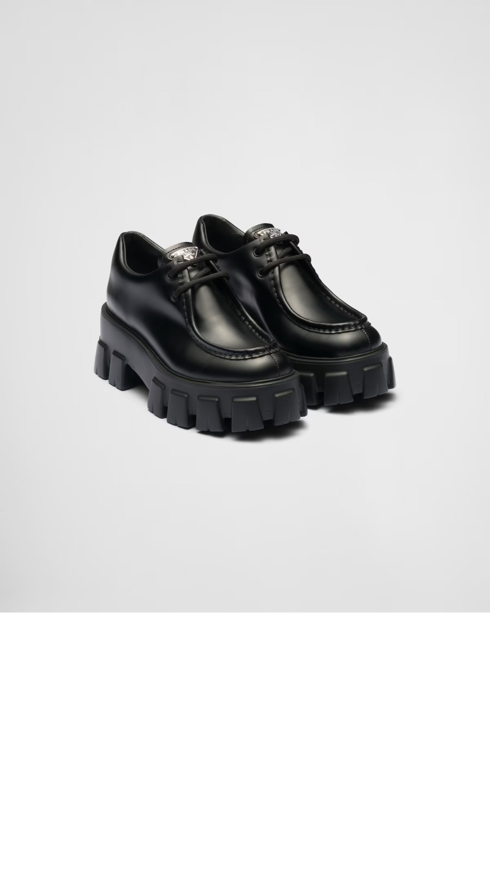 프라다 모놀리스 페이던트 로퍼 1E254N