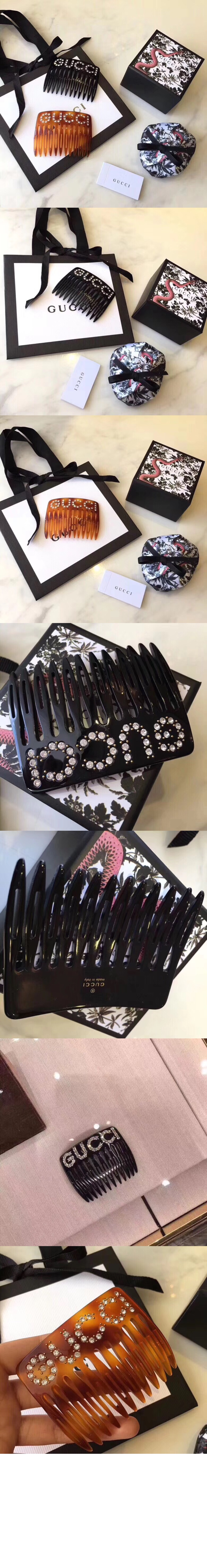 구찌 크리스탈 헤어콤 503957