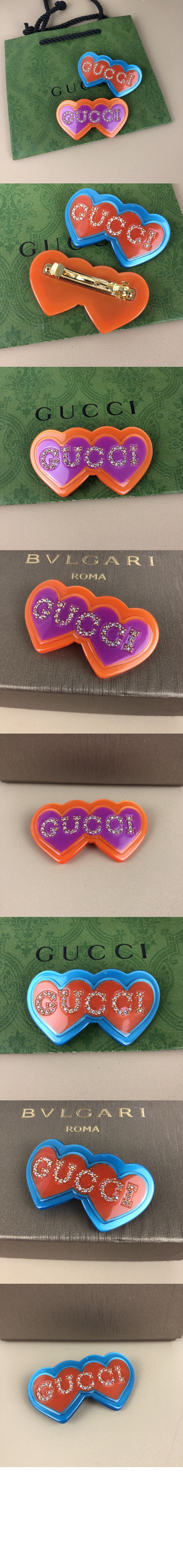 구찌 투하트 수지 머리핀 729611