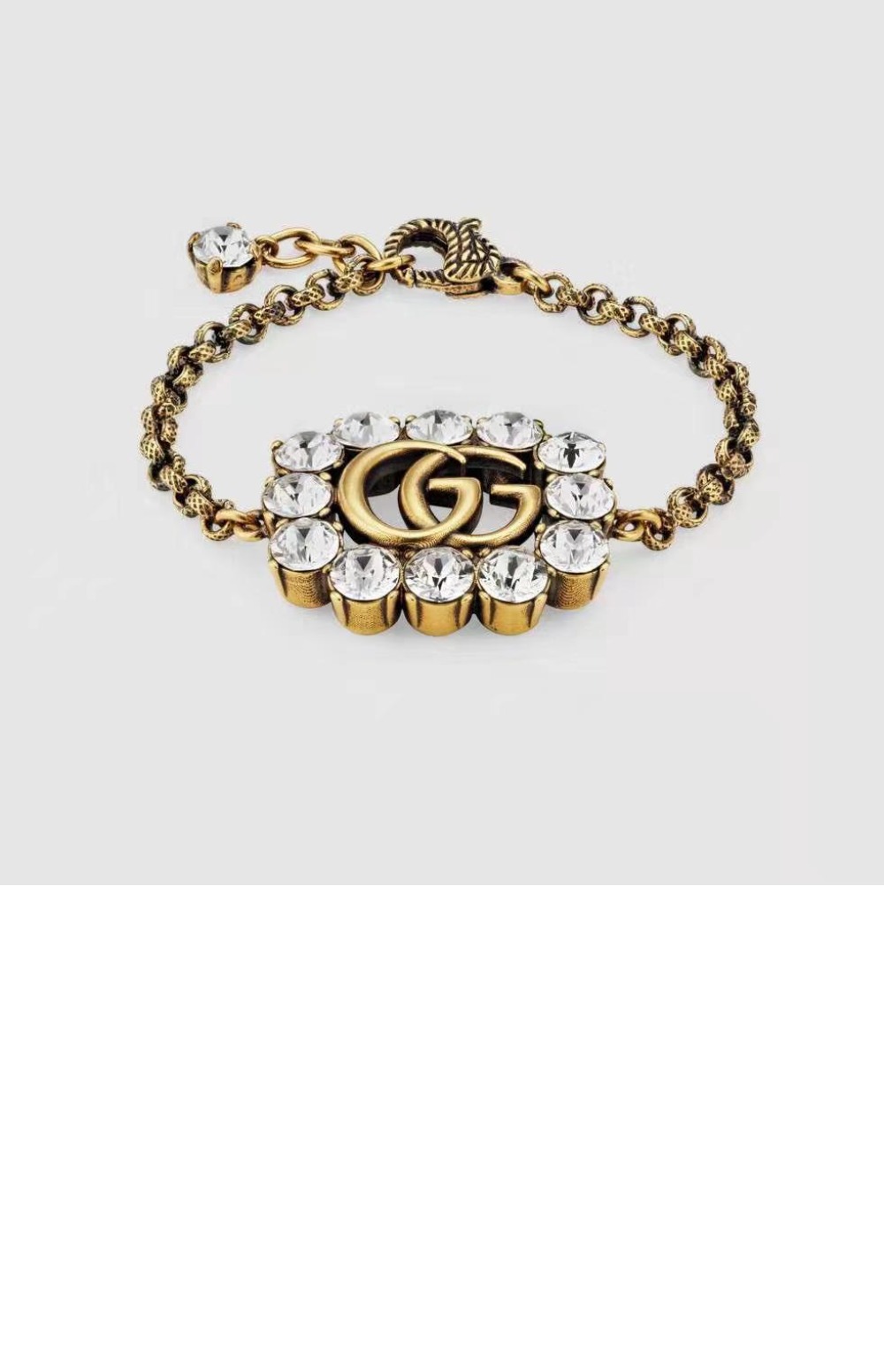 구찌 크리스탈 GG 팔찌 749668