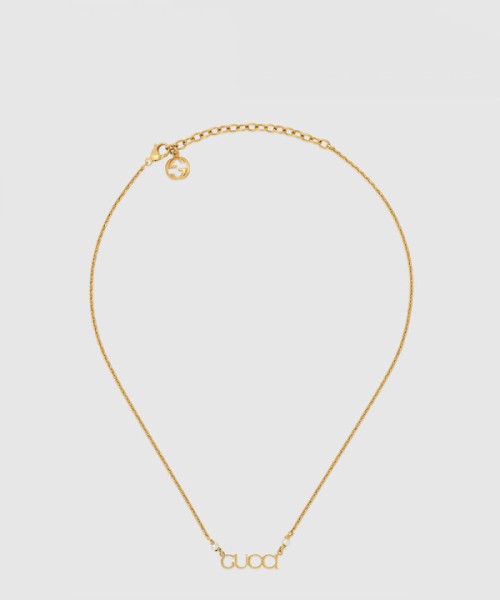 구찌 GUCCI 레터 목걸이 777037