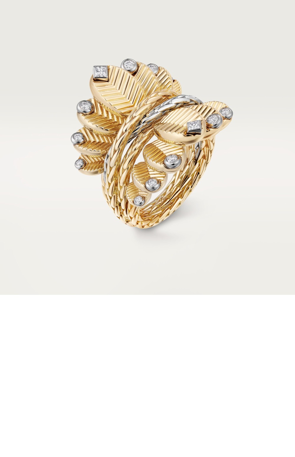 까르띠에 그랑 드 카페 링 N4804800