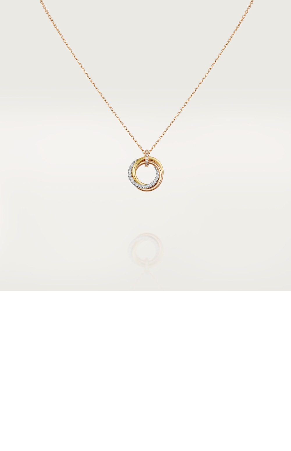 까르띠에 트리니티 네크리스 B7224586