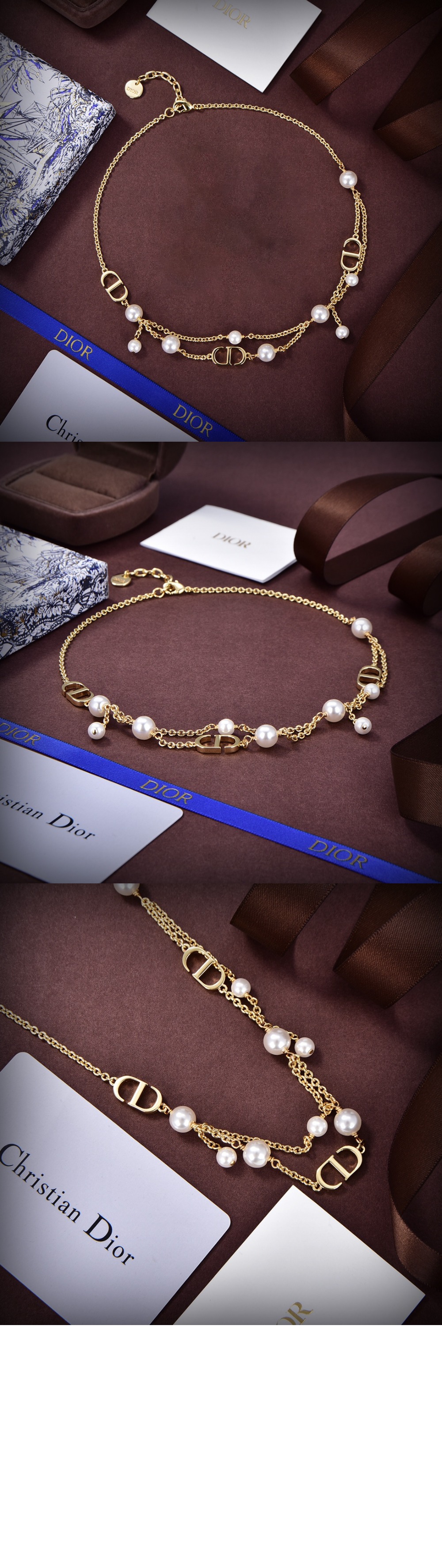 디올 Petit CD 목걸이 N2324