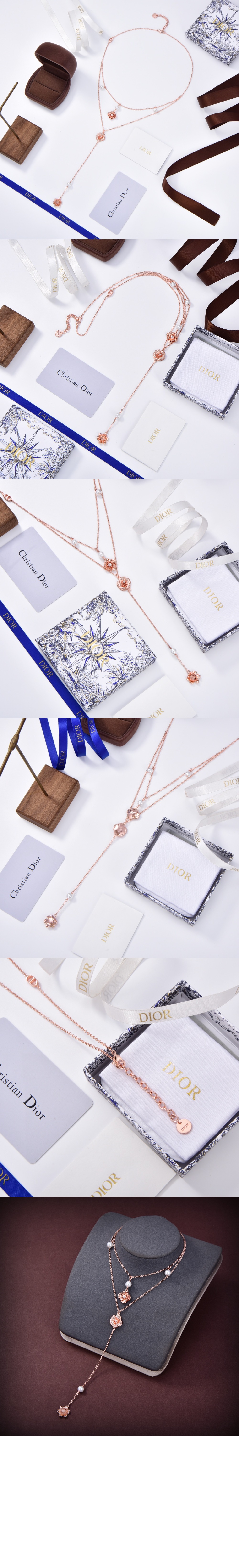 디올 D-Millefiori 목걸이 N2344