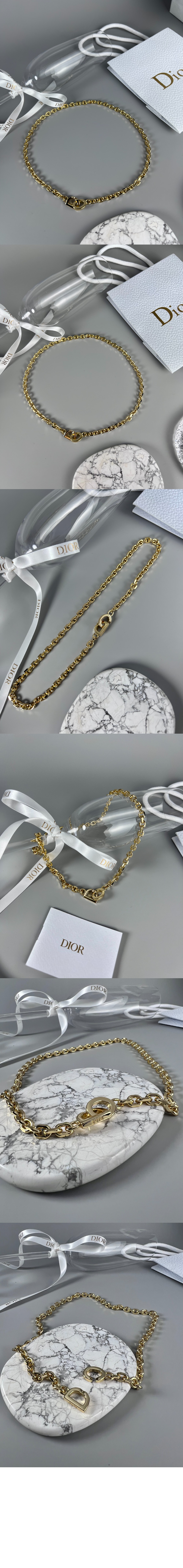 디올 CD Lock 목걸이 N2207