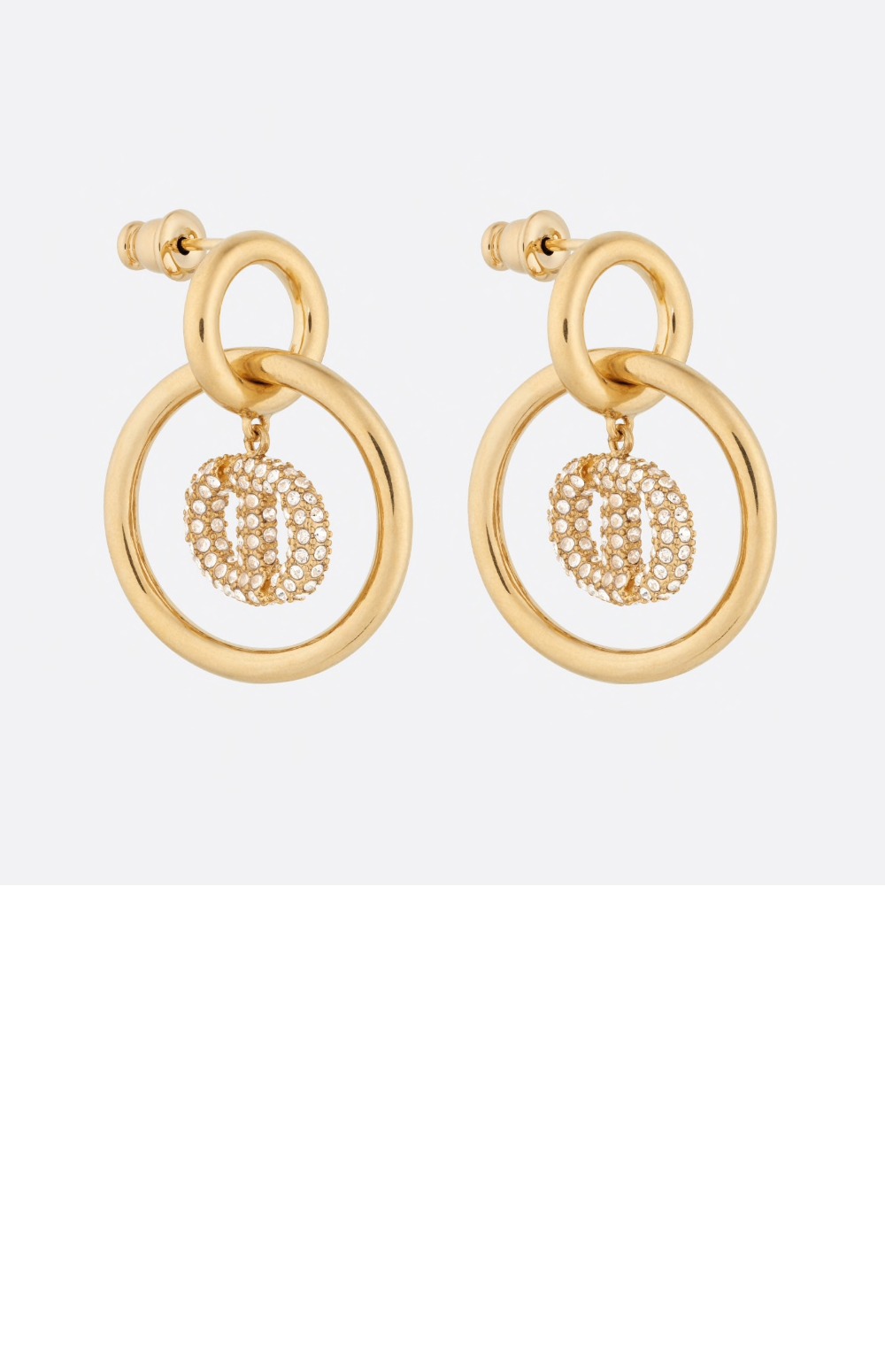 디올 Dior CD Navy 귀걸이 E1651