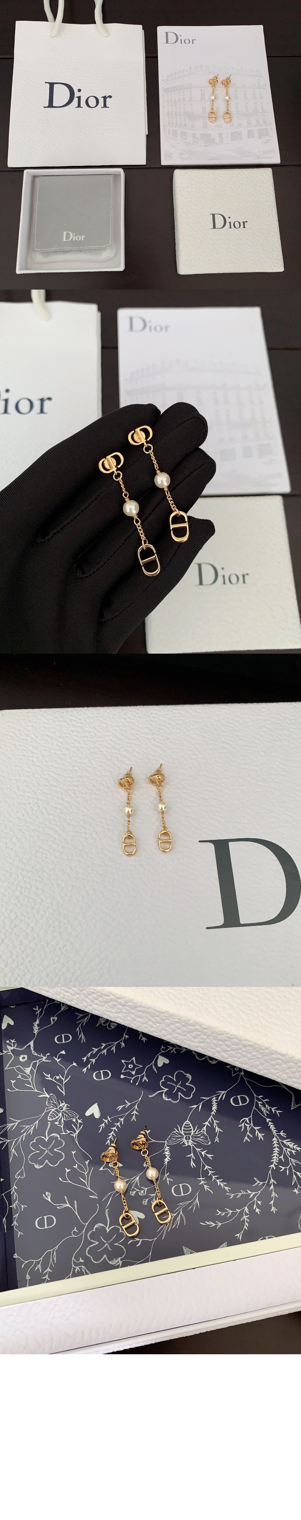 디올 30 Montaigne 귀걸이 E3089