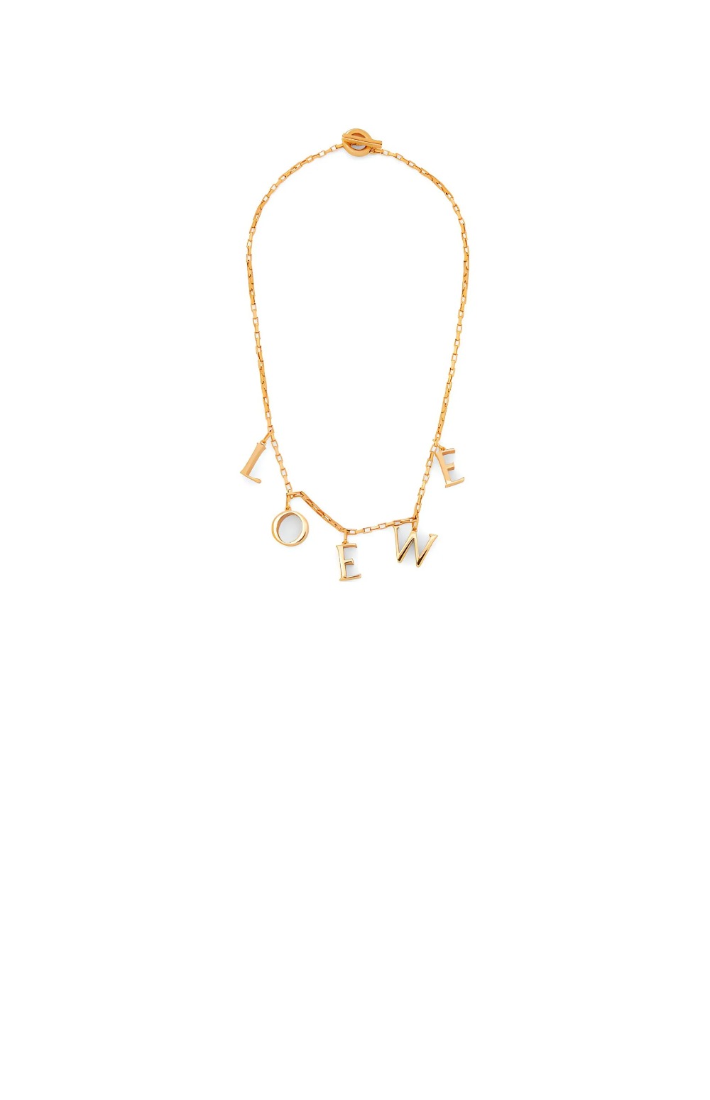 로에베 알파벳 목걸이
