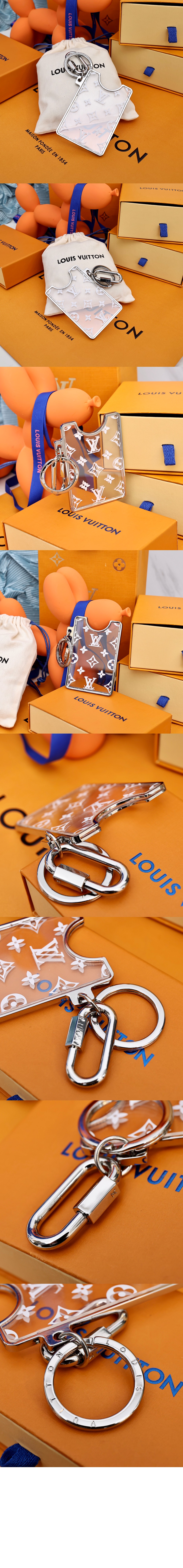 루이비통 LV 프리즘 카드홀더 백참 & 키홀더 M69299