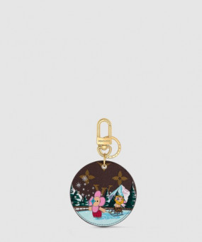 루이비통 일러스트 비비엔 세일 백 참 & 키 홀더 M82633