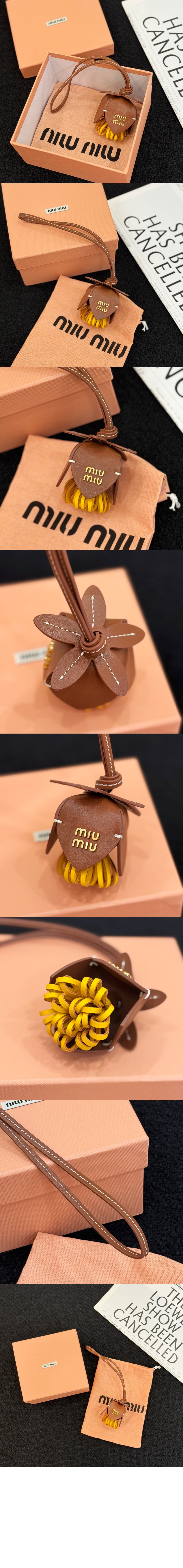 미우미우 가죽 트릭 5TL498