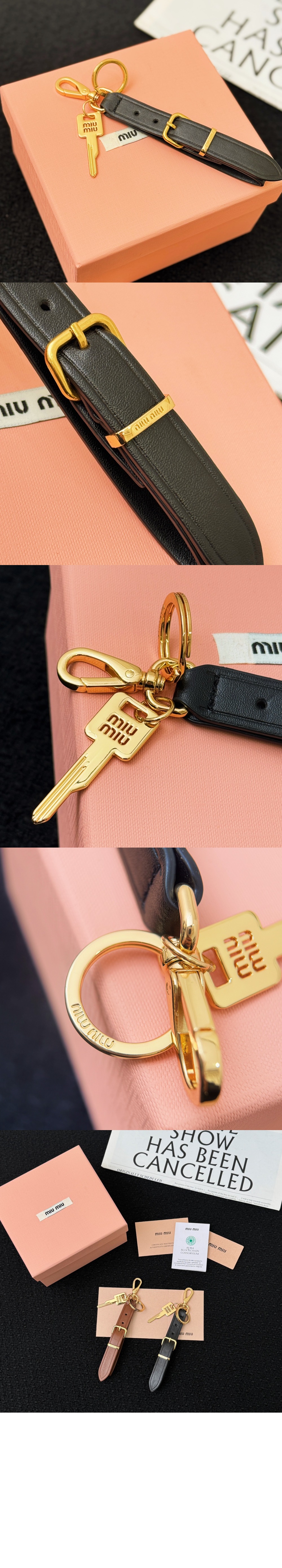 미우미우 가죽 트릭 5TT176