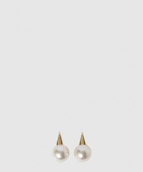 미우미우 메탈 및 펄 이어링 5IO201