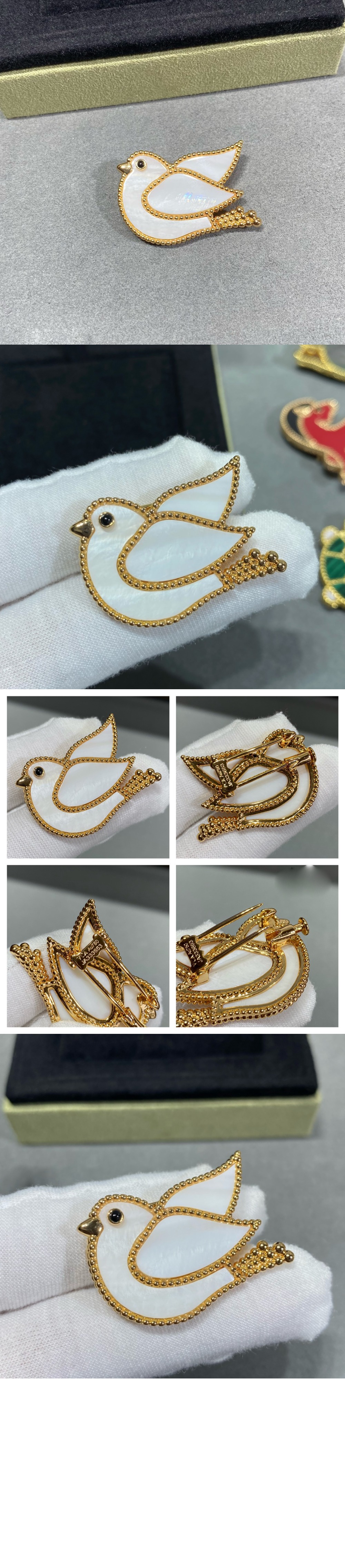 반클리프 럭키 애니멀즈 비둘기 2AR00