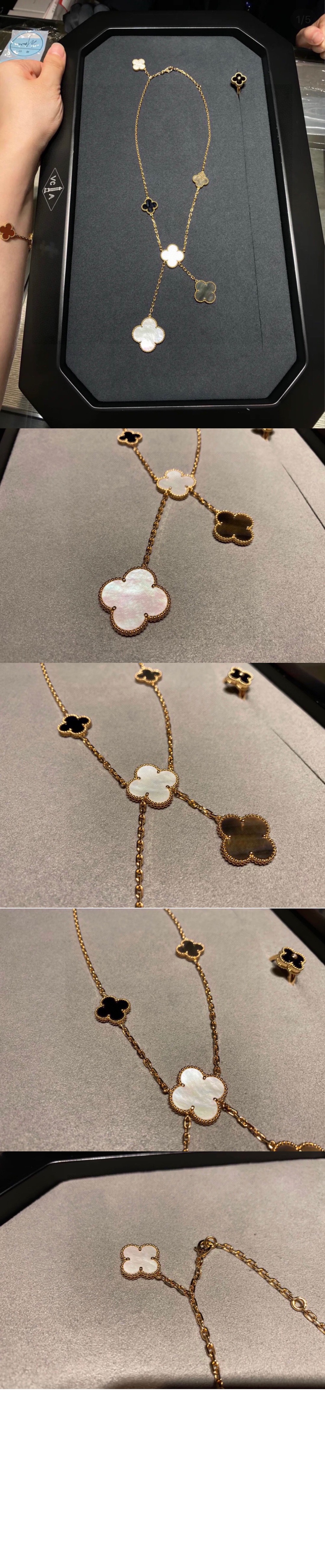 반클리프 매직 알함브라 네크리스 목걸이 79200