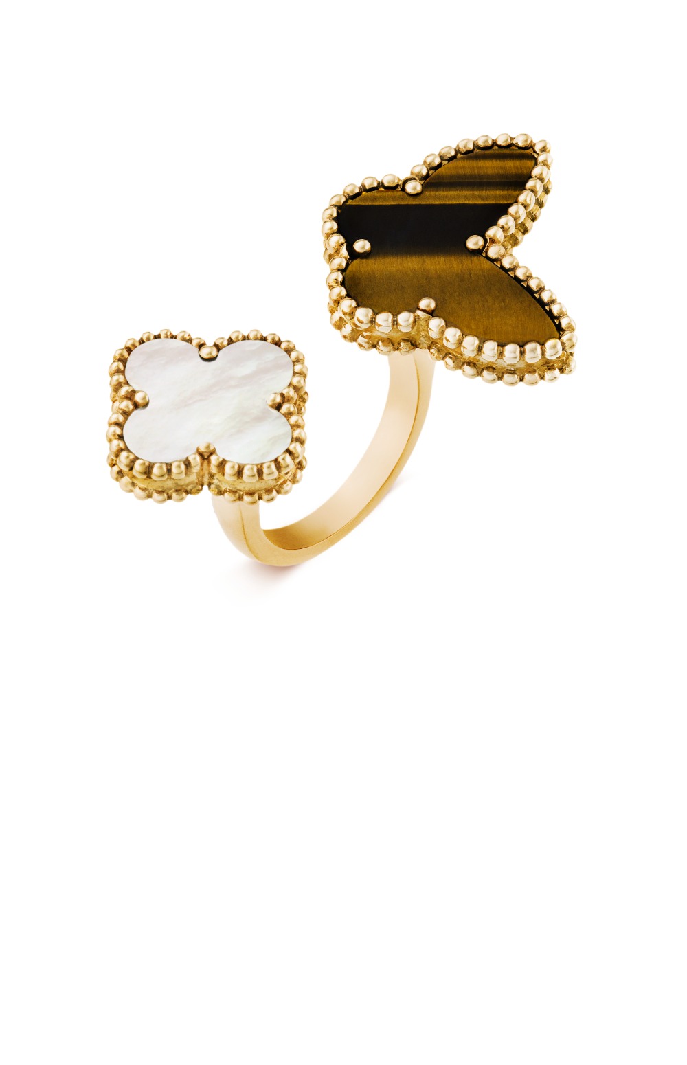 반클리프 럭키 알함브라 비트윈 더 핑거 링 05800