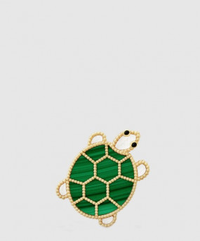 반클리프 럭키 애니멀 터틀 클립 5LK00