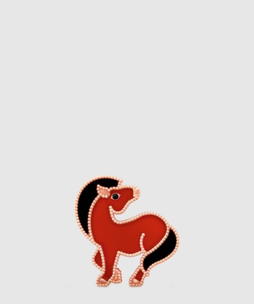 반클리프 럭키 애니멀 호스 클립 5LJ00