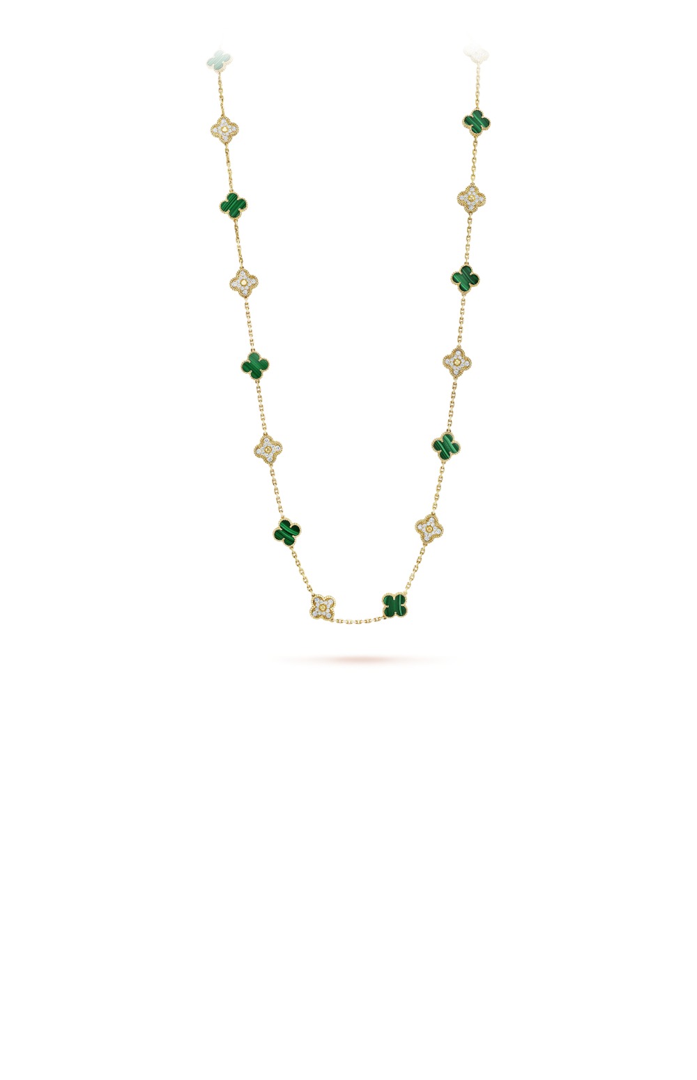 반클리프 빈티지 알함브라 롱 목걸이 7GP00