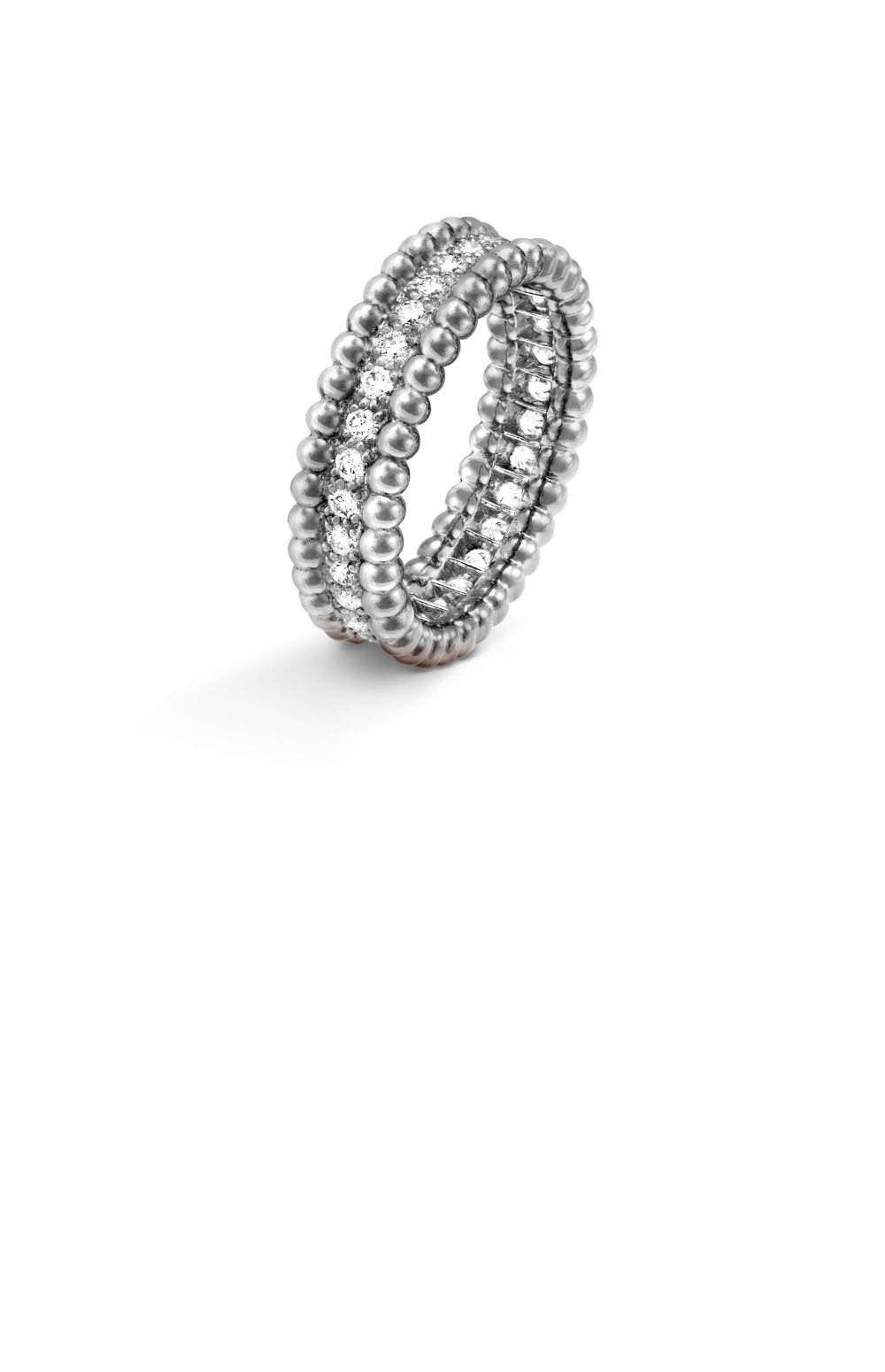 반클리프 빼를리 다이아몬드 반지 4E200