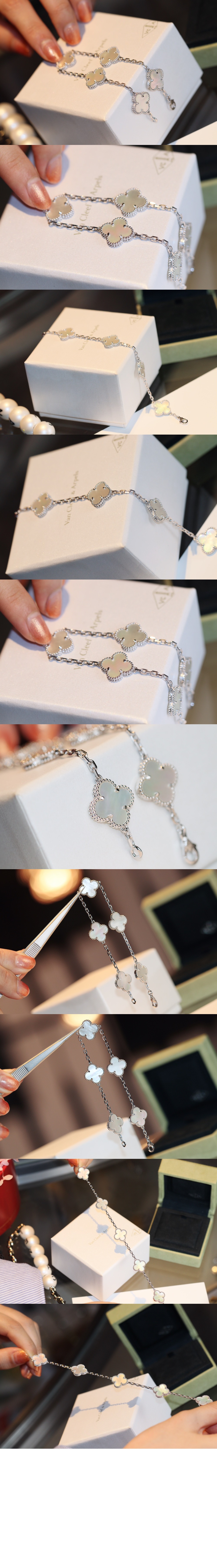 반클리프 빈티지 알함브라 팔찌 48400