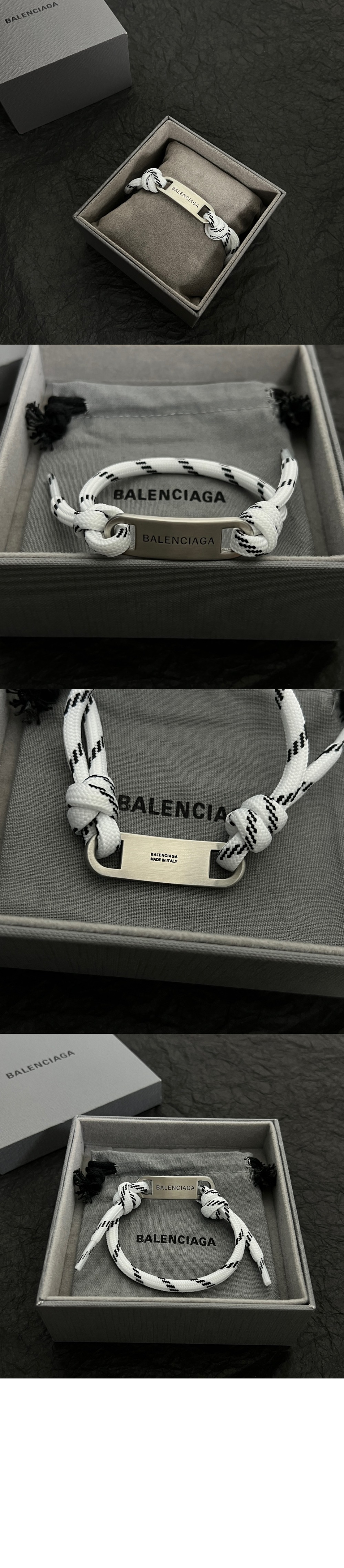 발렌시아가 플레이트 팔찌 656418 420000