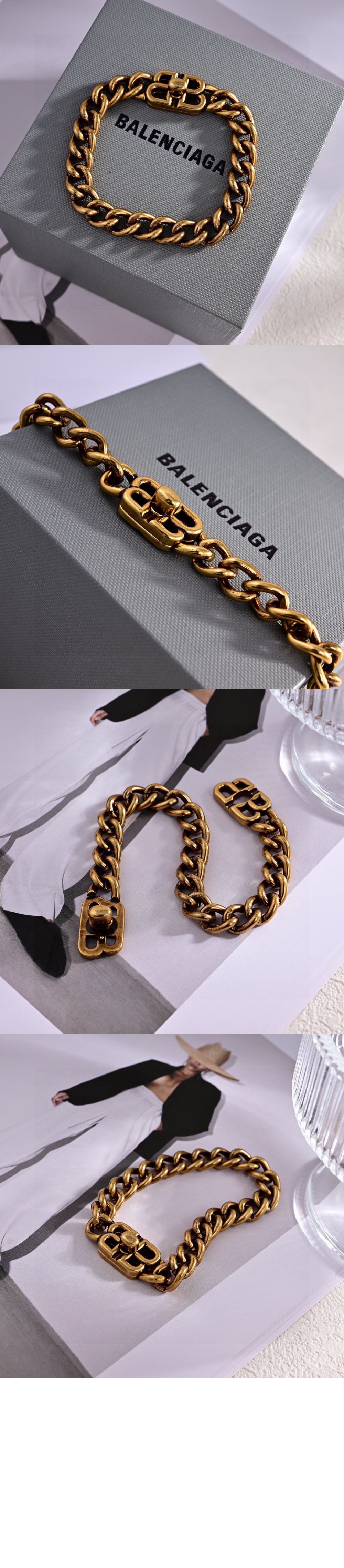 발렌시아가 모나코 체인 브레이슬릿 787755