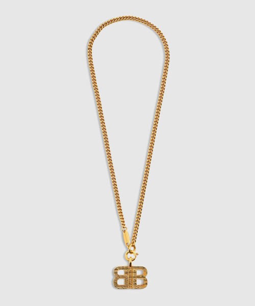 발렌시아가 텍스처드 목걸이 782981