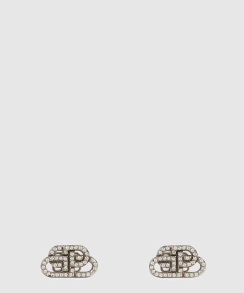발렌시아가 Bb Xs 스터드 귀걸이 실버 624203