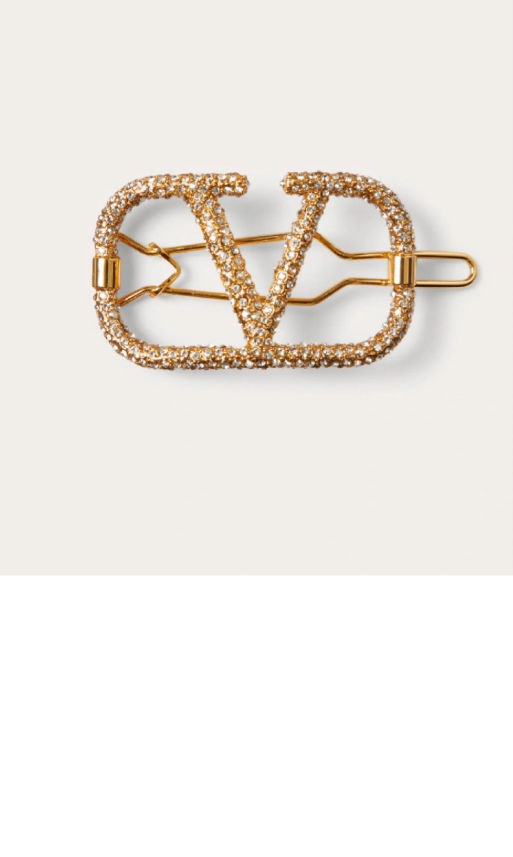 발렌티노 금속 헤어 클립