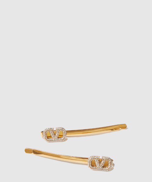 발렌티노 금속 헤어 클립