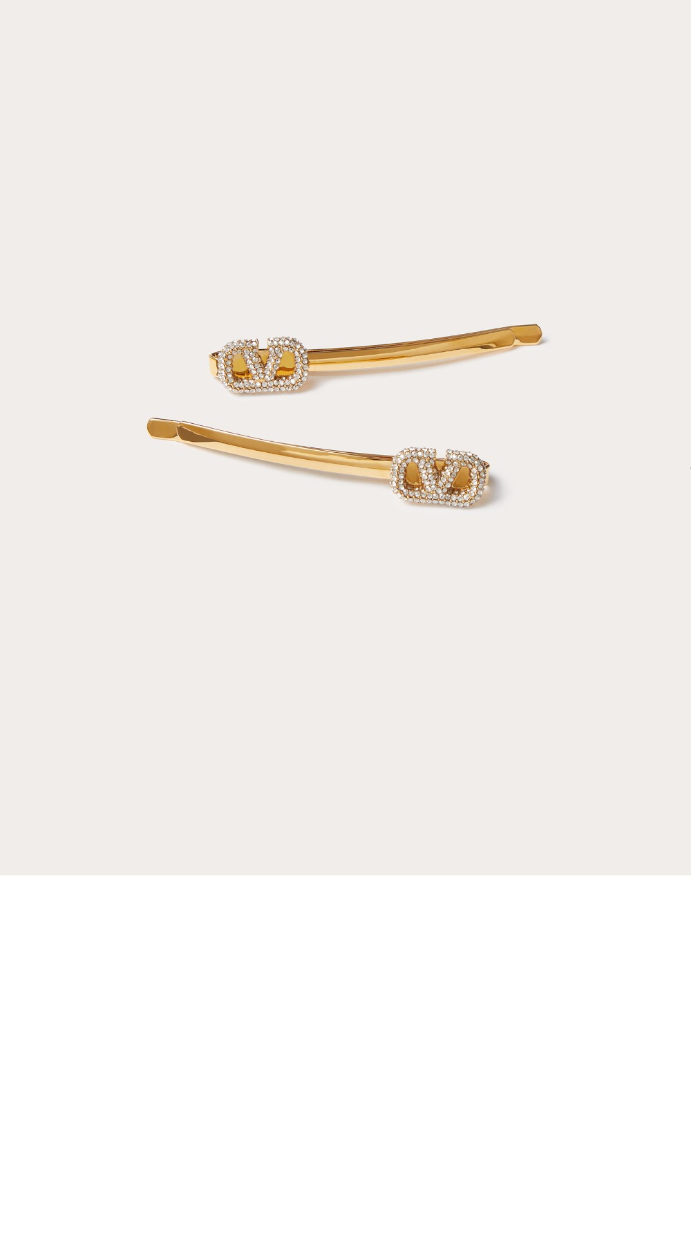 발렌티노 금속 헤어 클립