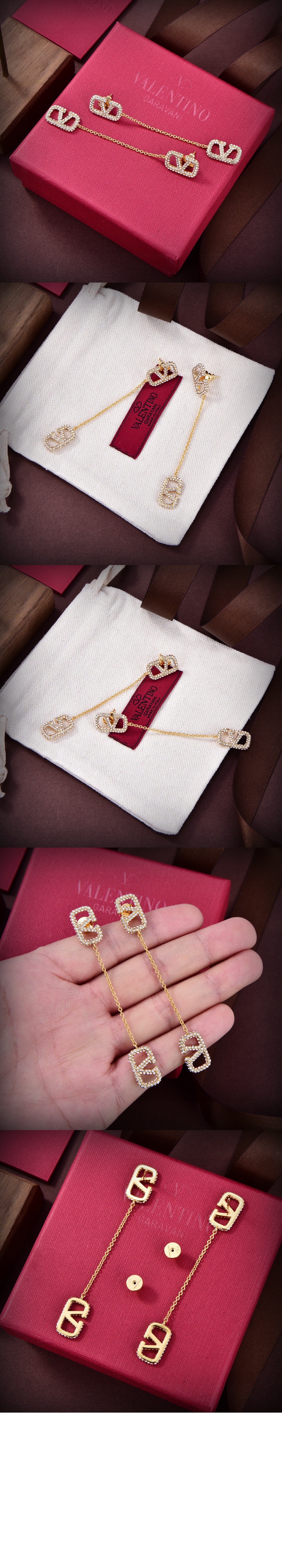 발렌티노 메탈 이어링