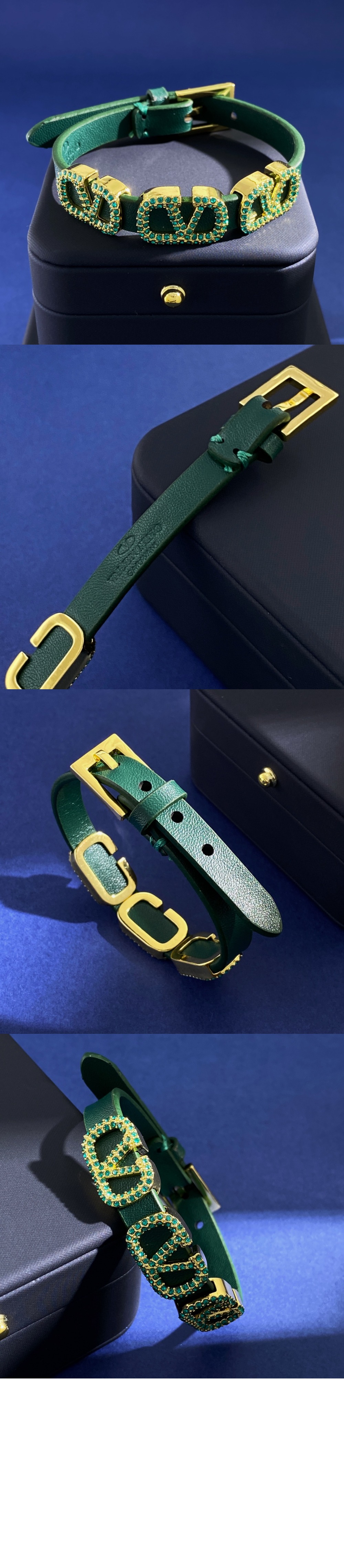 발렌티노 가죽 브레이슬릿