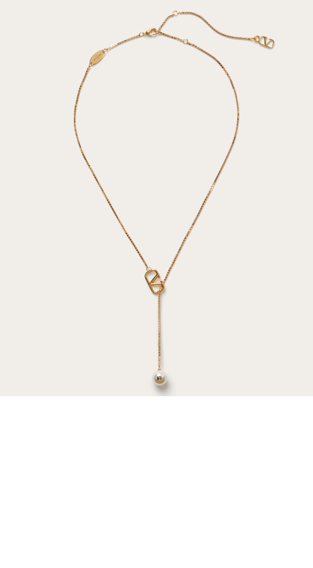 발렌티노 메탈 네크리스