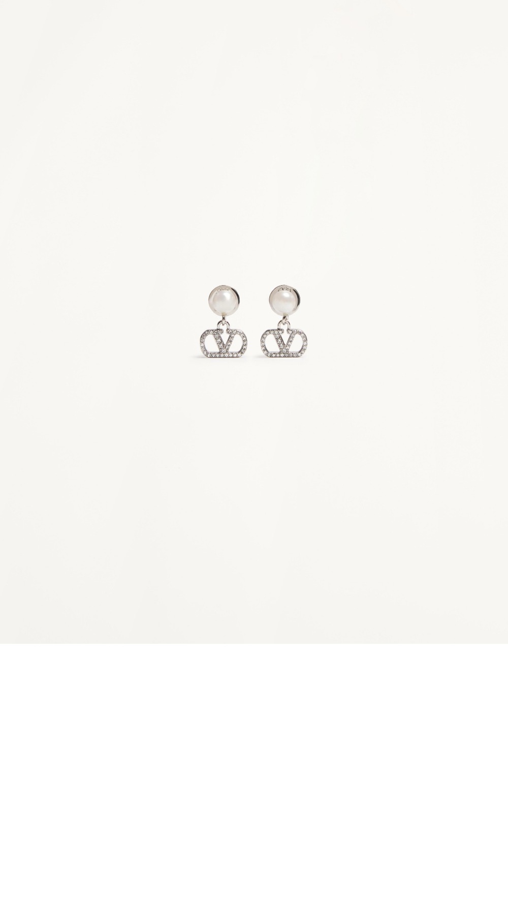 발렌티노 크리스털 장식 VLOGO SIGNATURE 이어링