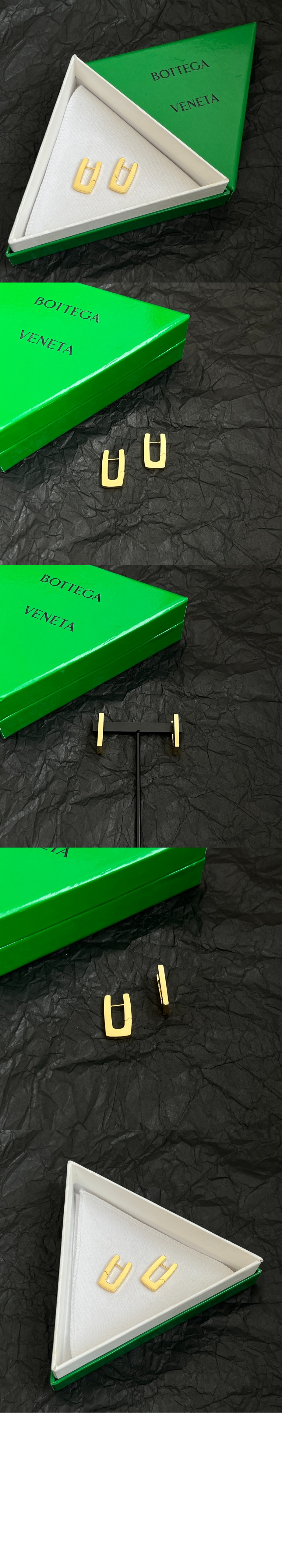 보테가베네타 쉐입 후프 이어링 804661