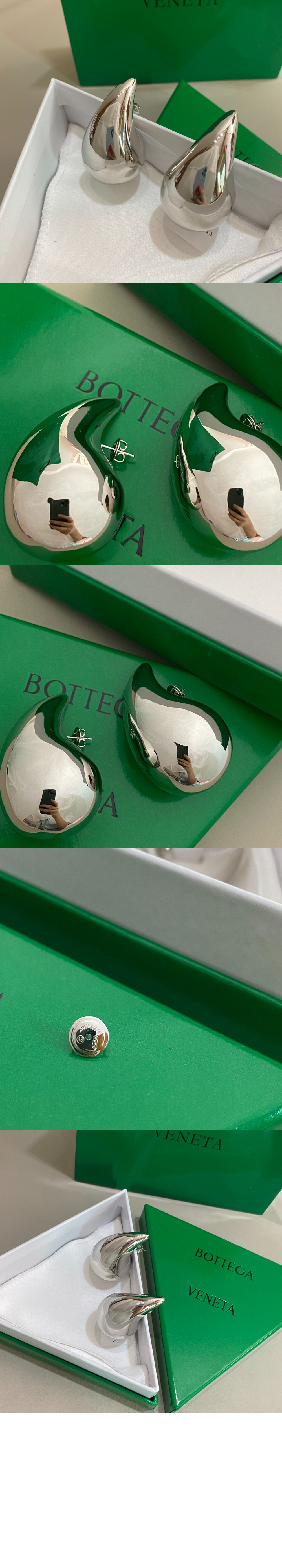 보테가베네타 라지 드롭 이어링 720038