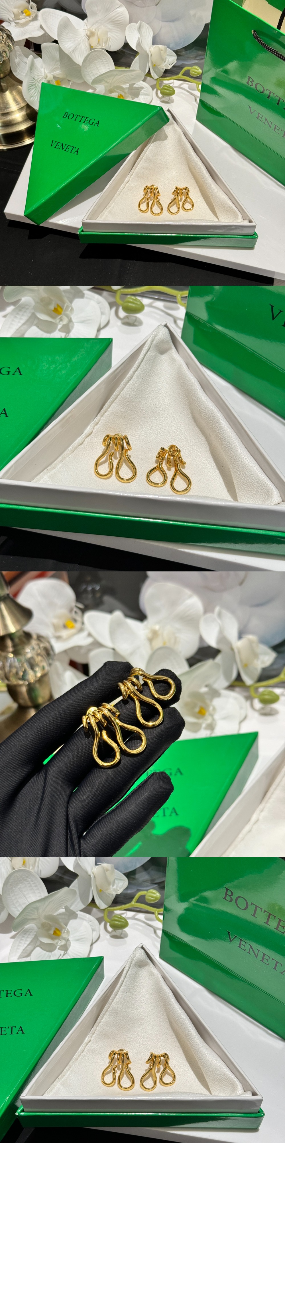 보테가베네타 나비 이어링 765267