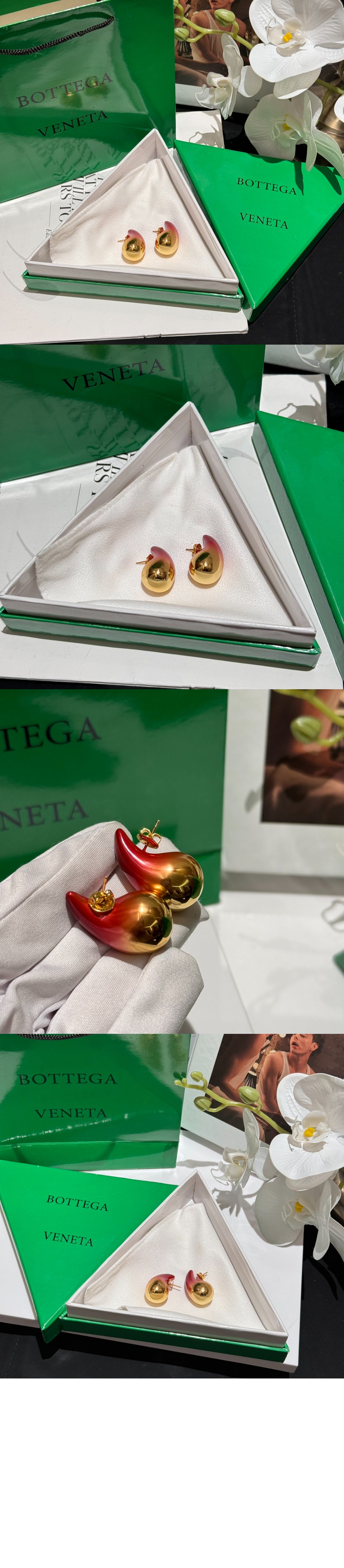 보테가베네타 스몰 드롭 이어링 765253