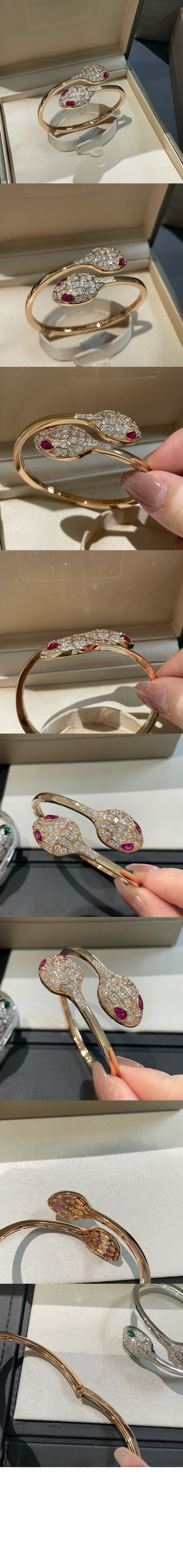 불가리 세르펜티 팔찌 356505