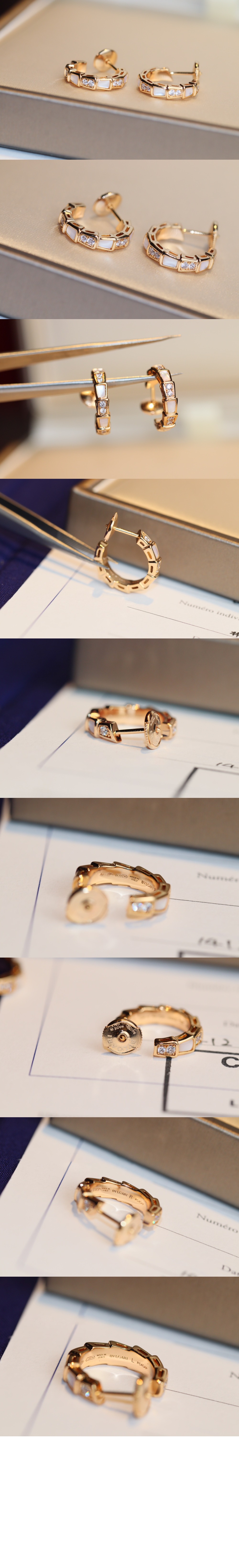 불가리 세르펜티 바이퍼 귀걸이 356170