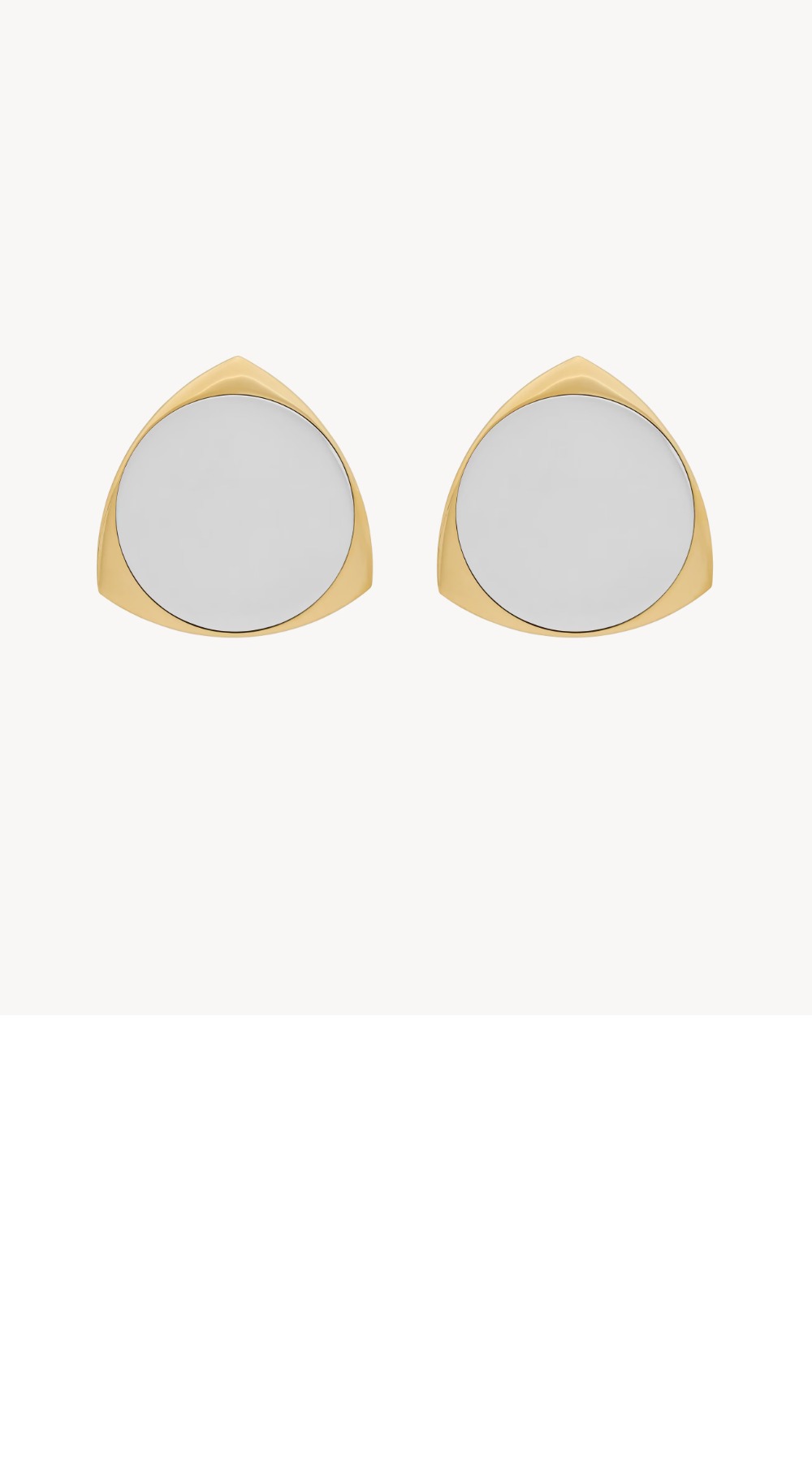 생로랑 메탈 소재의 쉴드 이어링 788236