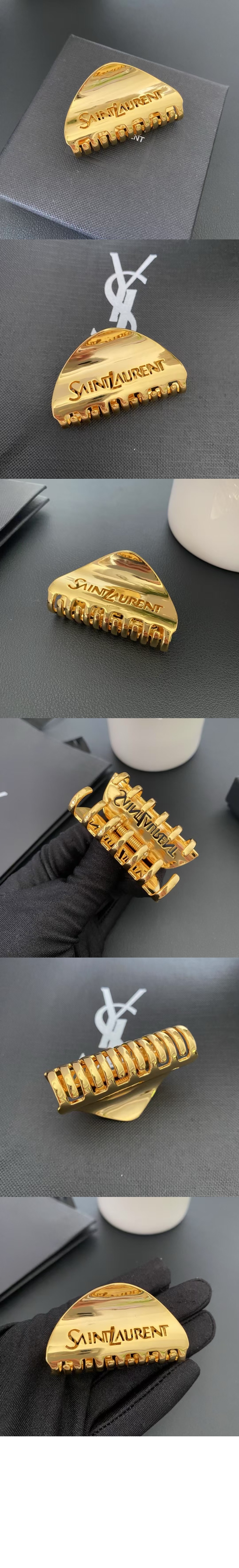 생로랑 메탈 클로우 클립 820845