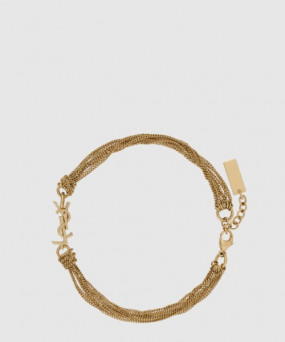 생로랑 메탈 소재의 CASSANDRE 태슬 브레이슬릿 804330