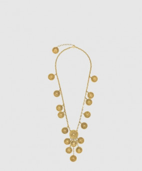 생로랑 메탈 참 네크리스 820040