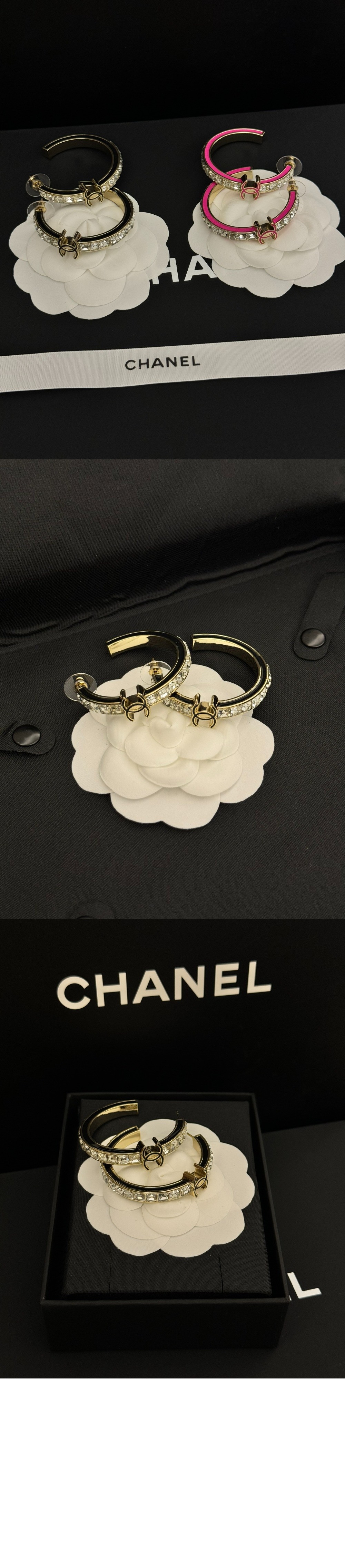 샤넬 후프 귀걸이 ABC558