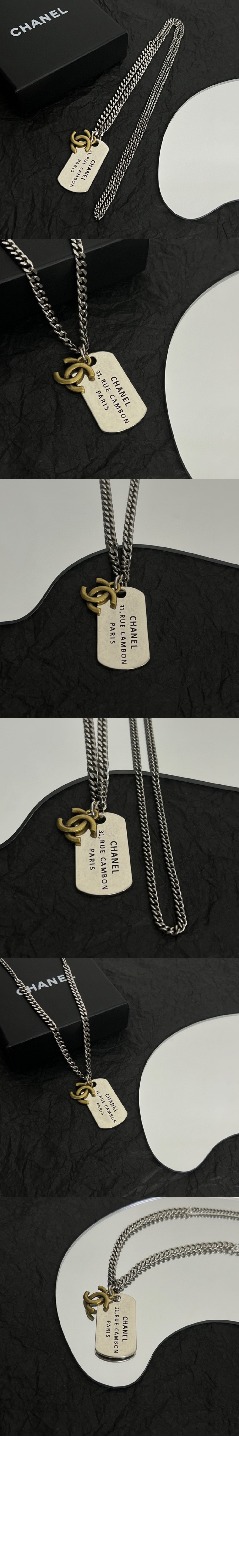 샤넬 네크리스 AB5940