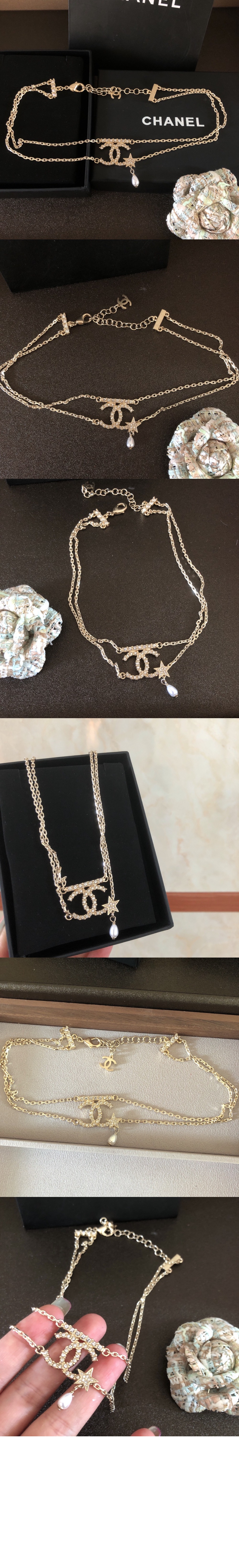 샤넬 초커 목걸이 AB8050